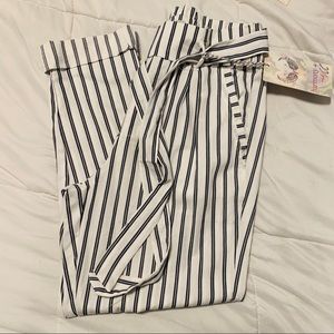 Harmony + HAVOC Striped Trouser Pants